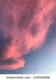 Beautiful Pink Cloud - Shutterstock ID 1329560306
