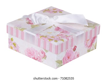 Beautiful Pink Gift Box Tied By Stock Photo 71082535 | Shutterstock