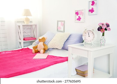 Beautiful Pink Girls Bedroom