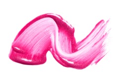 Smear Texture Purple Lipstick Acrylic Paint Stock Photo 1048416307