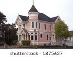 beautiful pink mansion, Victorian style, Eureka,California