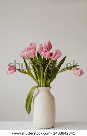 Similar – Image, Stock Photo Vase with bouquet of flowers