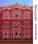 It is a beautiful place in Jaipur, Rajasthan. It is on the edge of City Palace which is another attraction in jaipur.