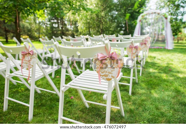 Beautiful Place Outside Wedding Ceremony City Royalty Free Stock