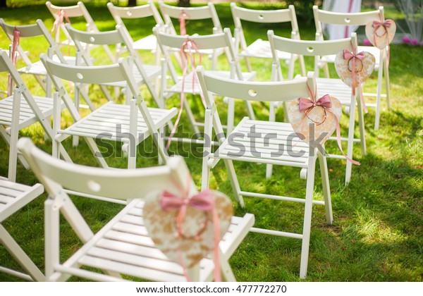 Beautiful Place Outside Wedding Ceremony City Stock Photo Edit