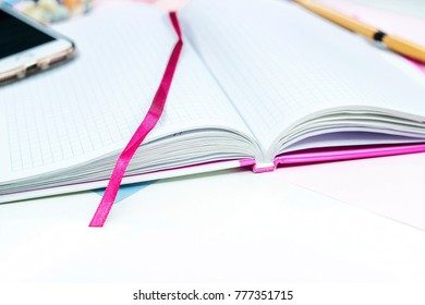 A beautiful place for taking notes near women's subjects - Shutterstock ID 777351715