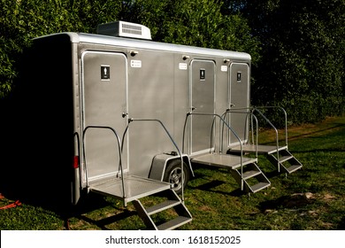 Beautiful Portable Bathroom Stalls Outside