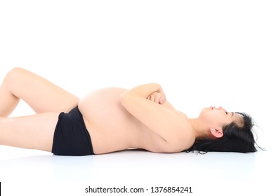 Pregnant Nude Asian
