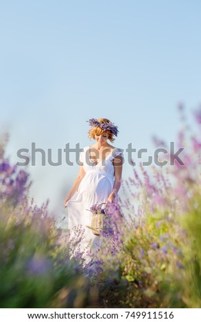 Similar – #A# Lavender girl