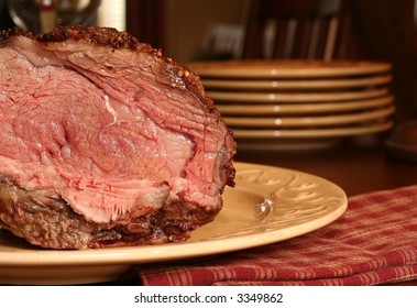 Beautiful Prime Rib Beef Roast.