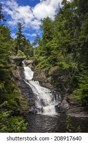 Beautiful Raymondskill Falls in the Pocono Mountains, Pennsylvania