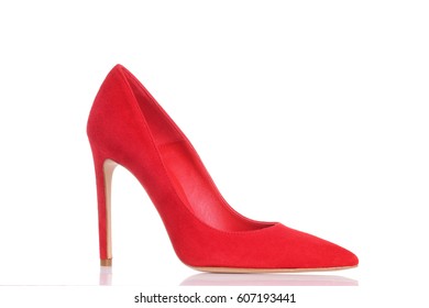 Beautiful Red High Heel Women Shoes Stock Photo 607193441 | Shutterstock