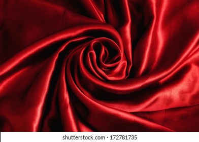 Beautiful Red Satin Sheet