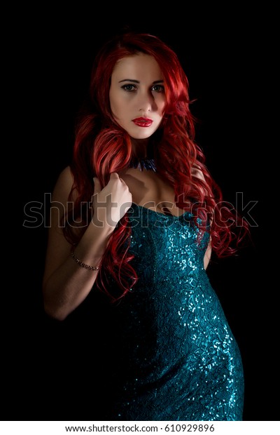 Redhead Tight Dress