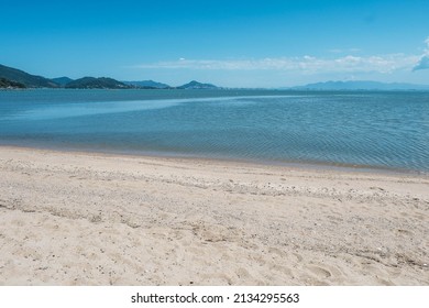 Beautiful and relaxing Background of a Beach. Photo taken in Florianópolis, Brazil.
 - Shutterstock ID 2134295563