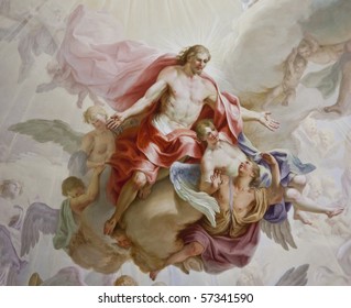 beautiful religious fresco