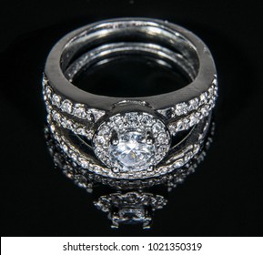 Beautiful ring with reflection 