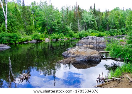 beautiful River in saint Adele PARC