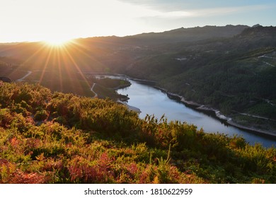 Beautiful River In Sunny Day In Peneda Gerês National Park, Portugal