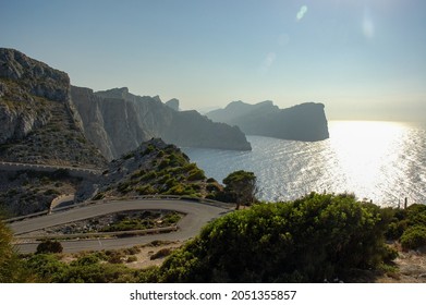 Beautiful Road On The Coast Of Mallorca