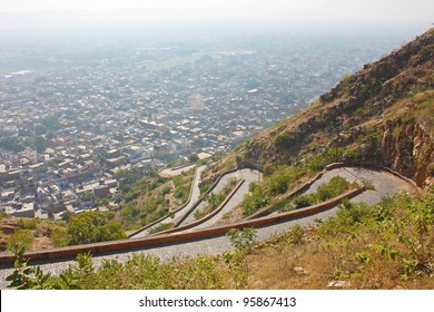 Beautiful Road And View Of Jaipur, India