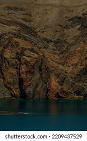 Beautiful Rock Cliff Wall Meet The Sea