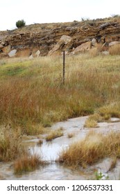 Beautiful Rock Formations In The Black Mesa State Park In The Panhandle Of Oklahoma