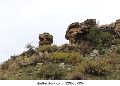 Beautiful Rock Formations In The Black Mesa State Park In The Panhandle Of Oklahoma