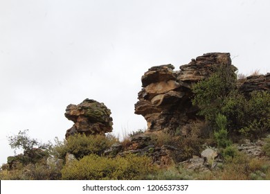 Beautiful Rock Formations In The Black Mesa State Park In The Panhandle Of Oklahoma