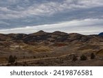 The beautiful rolling hills of the John Day Fossil Beds, Oregon