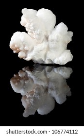 Beautiful Round Aragonite Clusters, A Carbonate Mineral, A Crystal Form Of Calcium Carbonate,