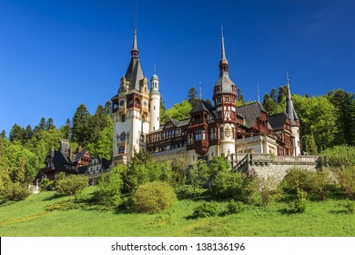 Beautiful Royal Peles Castle,Sinaia,Romania