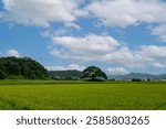 Beautiful rural landscape image of Jeongeup, Jeollabuk-do, Korea