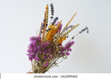 Beautiful Rustic Dried Flower Bouqet For Your Home Decoration Or Gift