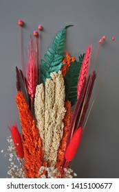 Beautiful Rustic Dried Flower Bouqet For Your Home Decoration Or Gift