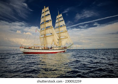 Beautiful sailing ship