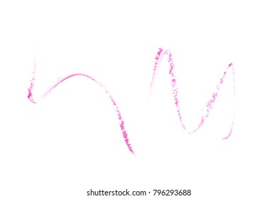 A beautiful sample of a makeup texture on a white background