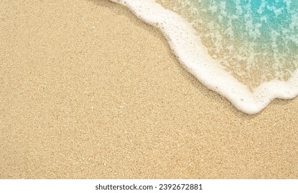 beautiful sand beach, top view  - Powered by Shutterstock