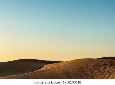 Beautiful sand dunes at sunset - Shutterstock ID 1938130618