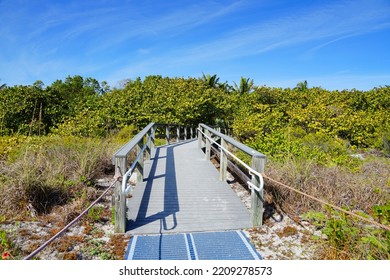 Beautiful Sanibel Island Beach In Fort Myers, Florida, USA