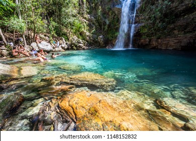 Beautiful Santa Barbara Waterfall Crystal Clear Stock Photo 1148152832 ...