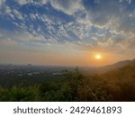 Beautiful Scene of  Mountain and Cityview