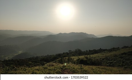 Beautiful Scenery From Mandalpatti Hill Of Kodagu District In India