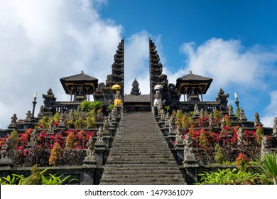 Beautiful scenery of Pura Besakih mother temple in Bali, Indonesia.