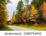 Beautiful scenery as seen from the Newfound Gap Road at Great Smoky Mountains National Park.