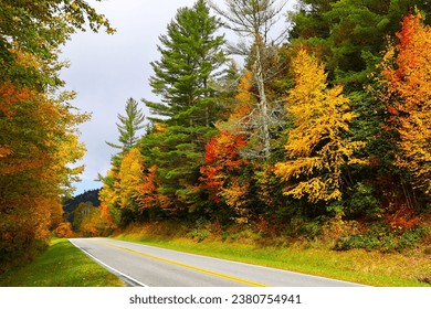 Beautiful scenery as seen from the Newfound Gap Road at Great Smoky Mountains National Park. - Powered by Shutterstock