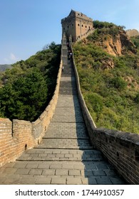 beautiful scenery in wall of china  - Shutterstock ID 1744910357