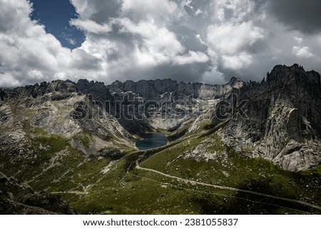 Similar – Blick vom Nebelhorn [1]