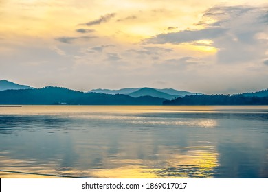 Beautiful Scenic Lake Tasik Kenyir In Malaysia