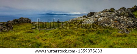 Similar – Image, Stock Photo View from Old Man of Storr